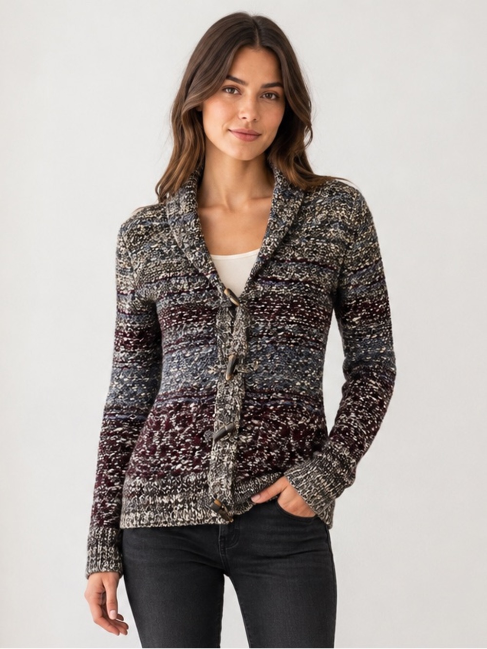 Aritzia Wilfred Free Wool Alpaca Toggle Cardigan XXS